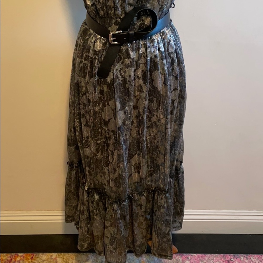 Flirty Silver/Black Michael Kors Dress - Picture 6 of 9